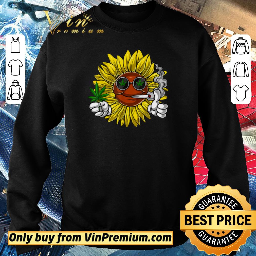 Premium Hippie Sunflower Smoking Weed Stoner Cannabis Marijuana Leaf shirt 5 Premium Hippie Sunflower Smoking Weed Stoner Cannabis Marijuana Leaf shirt