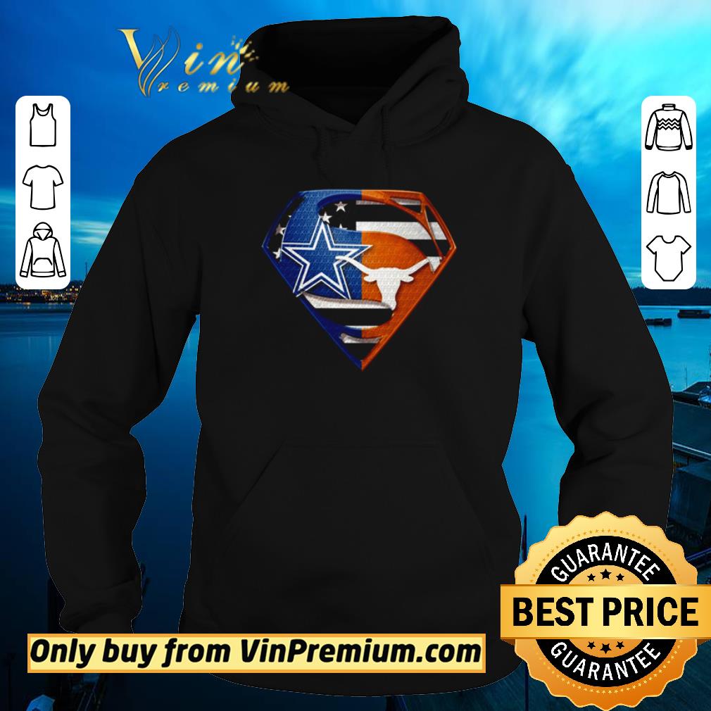 Funny Superman Dallas Cowboys vs Texas Longhorns shirt 5 Funny Superman Dallas Cowboys vs Texas Longhorns shirt