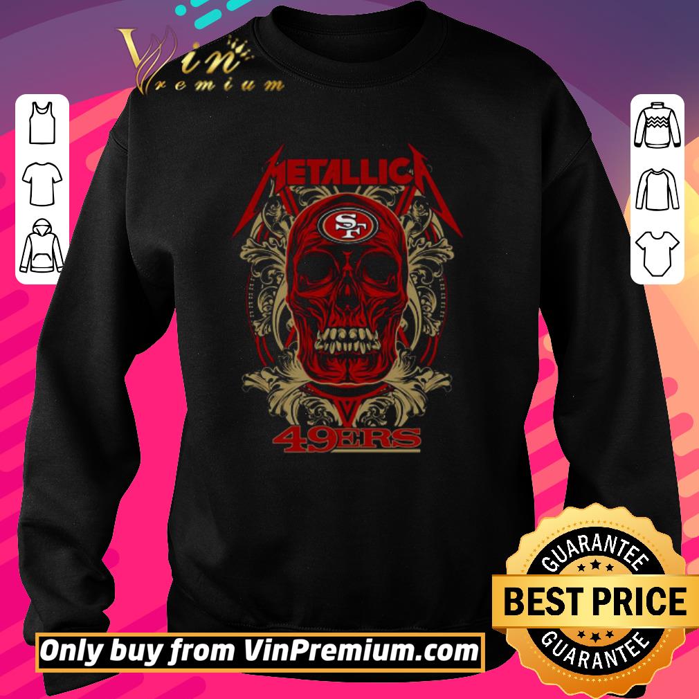 Pretty Skull Metallica San Francisco 49ers shirt