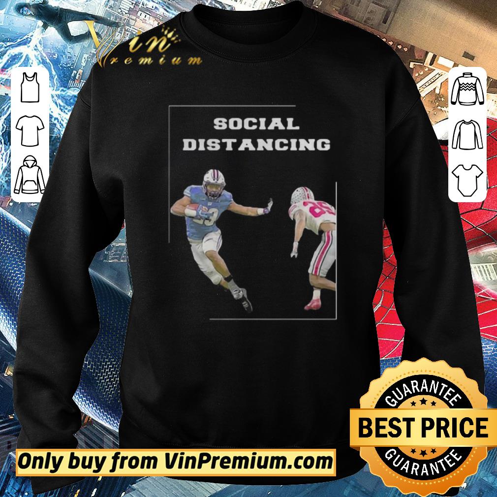 Funny Good NFL Social Distancing shirt