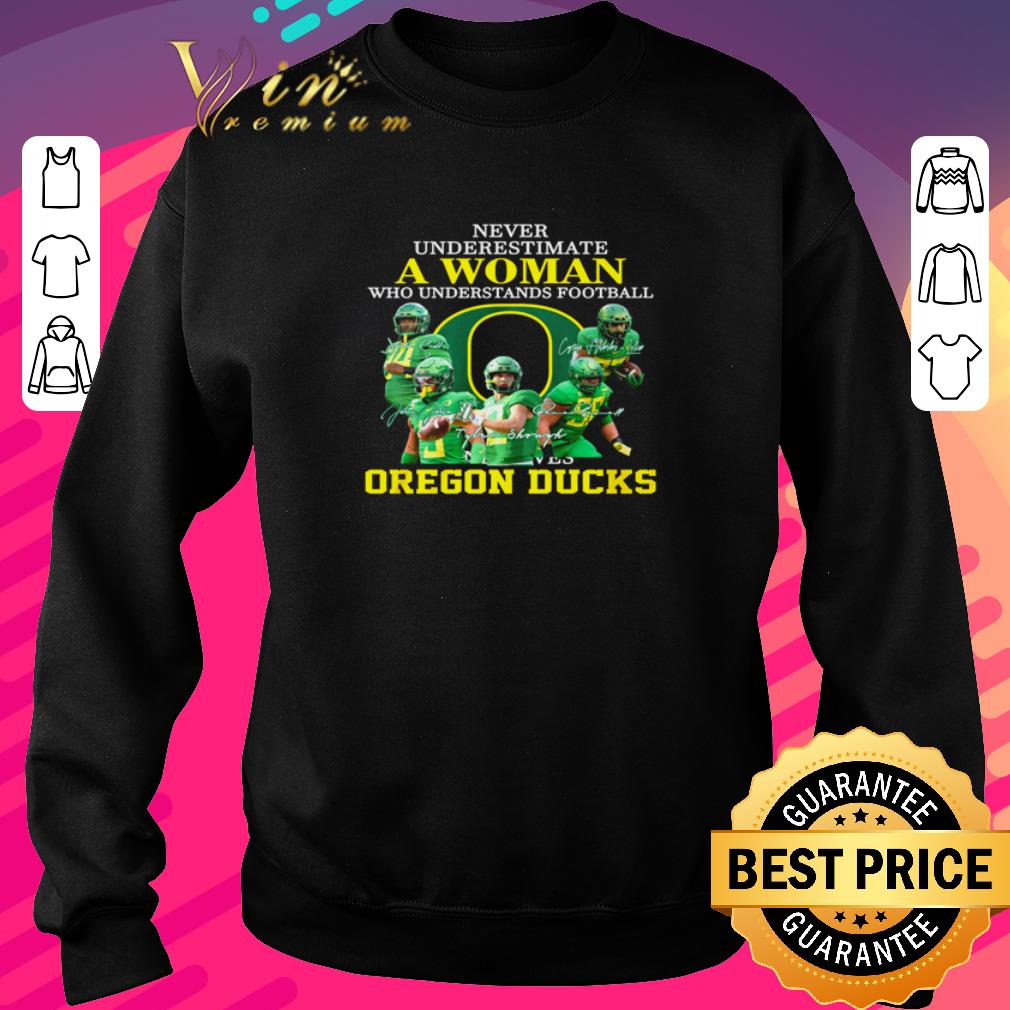 Official Oregon Ducks signatures a woman who understands football shirt 5 Official Oregon Ducks signatures a woman who understands football shirt