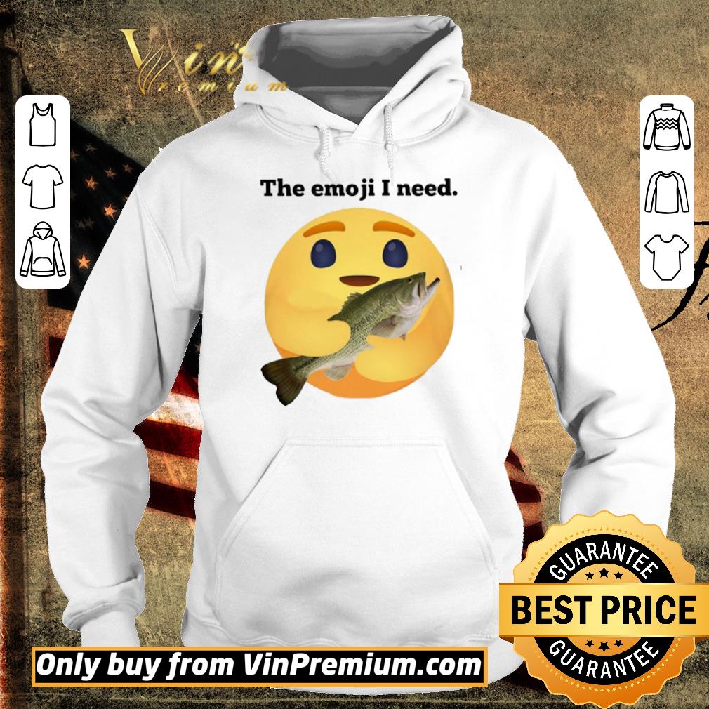 Official Facebook Care Emoji Hug Fish The Emoji I Need shirt