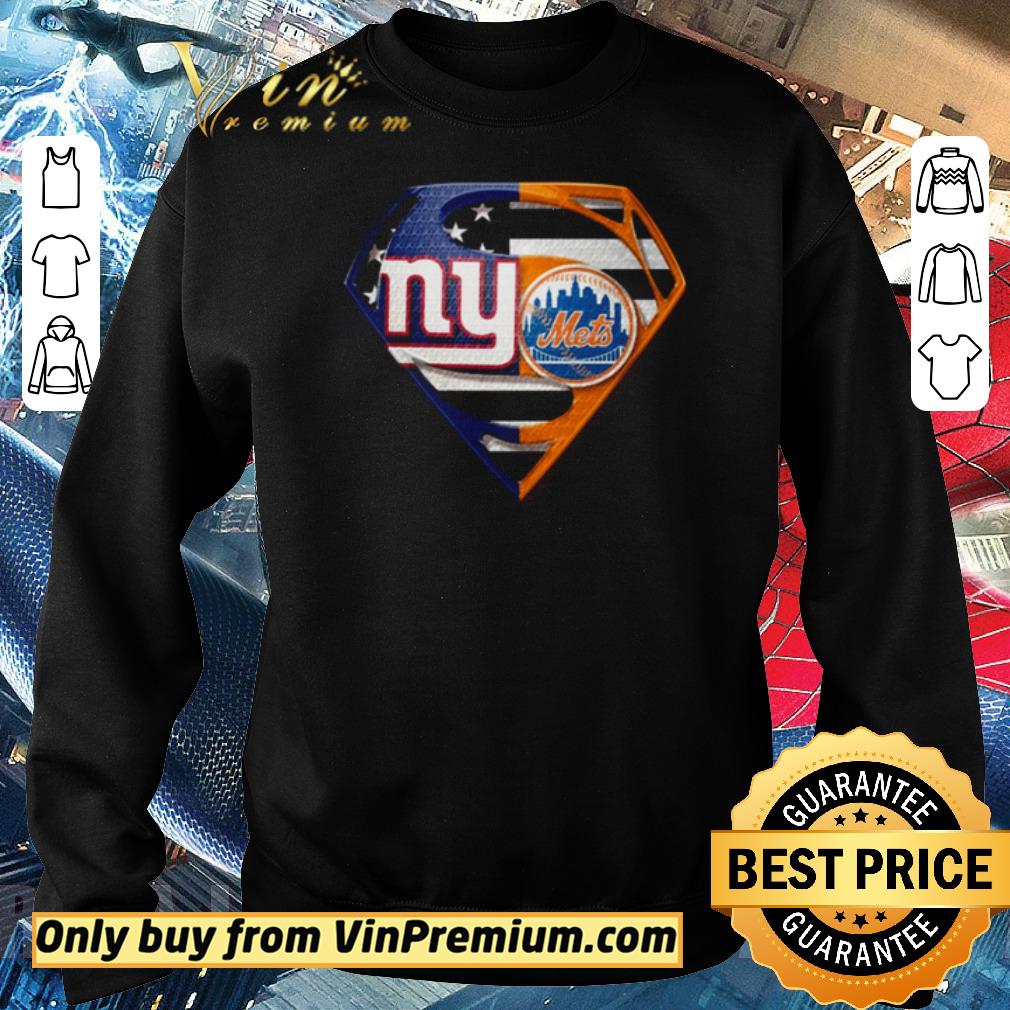 Funny Superman New York Giants and New York Mets shirt