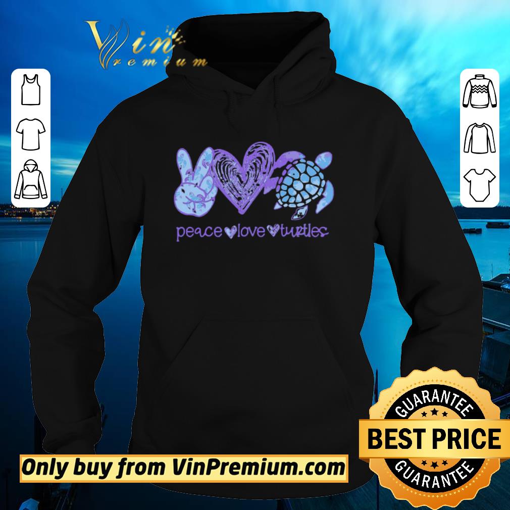 Premium Peace Love Turtles Diamond shirt