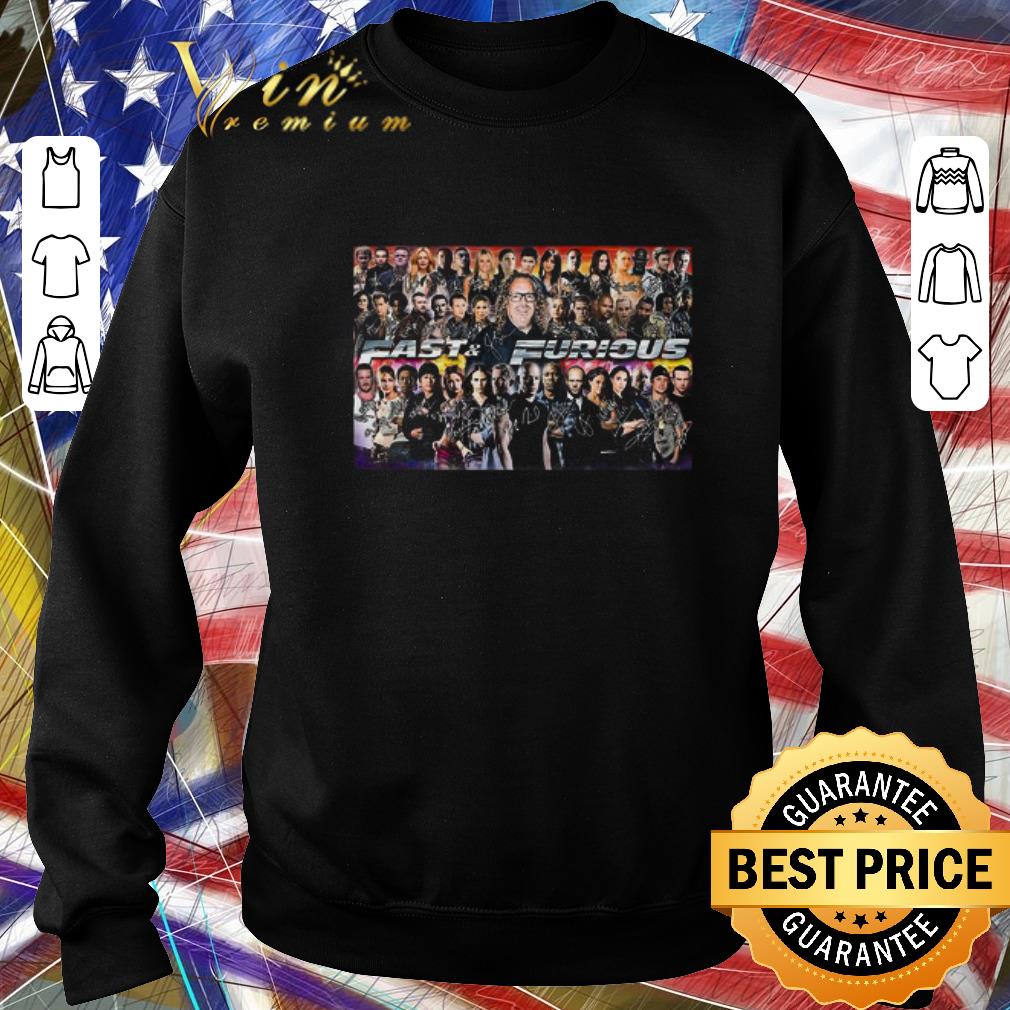 Fast And Furious Movie Poster All Character Signatures shirt 5 Fast And Furious Movie Poster All Character Signatures shirt