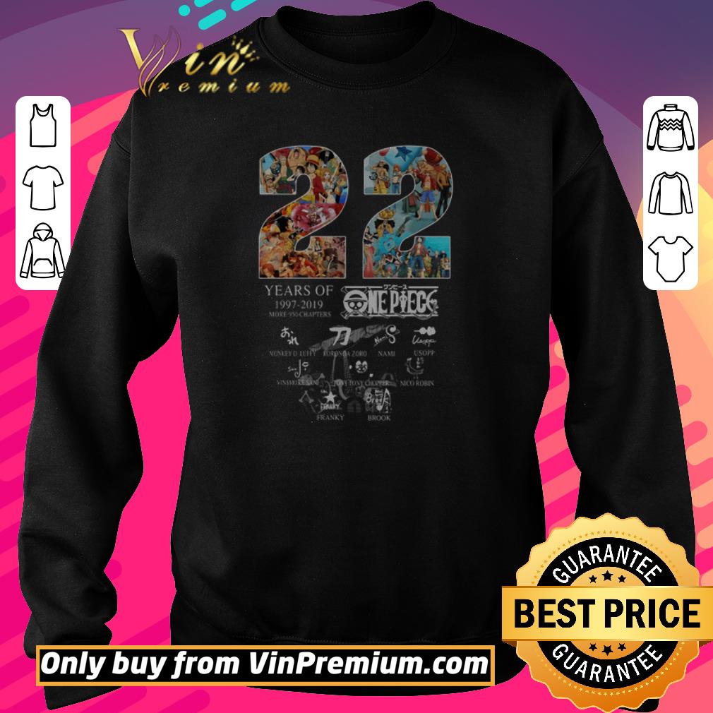 Funny 22 Year Anniversary Of One Piece shirt