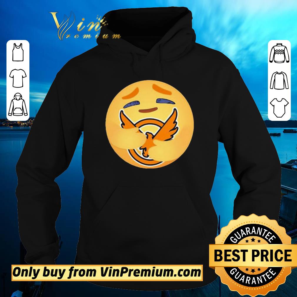 Premium Facebook care emoji hug the division logo shirt