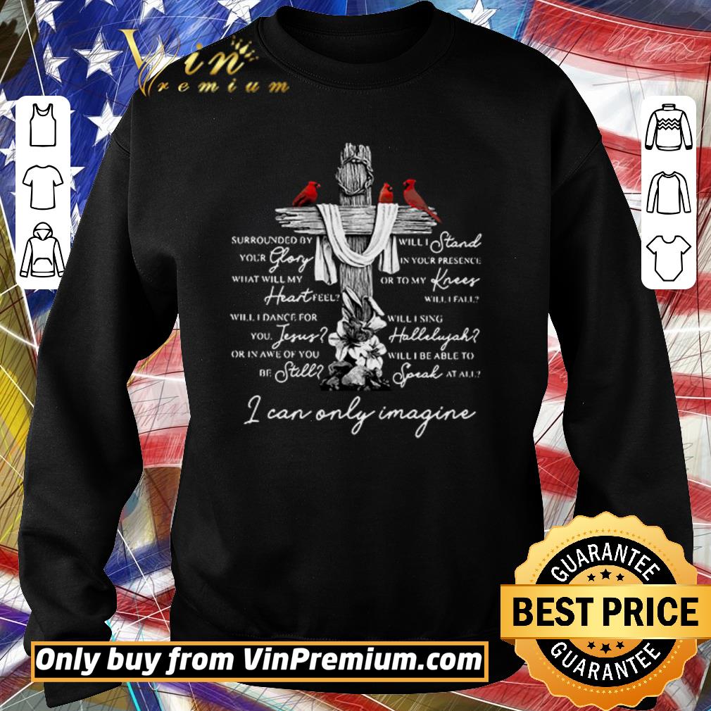 Funny Surrounded by your glory what will i stand i can only imagine Cardinalis cross shirt 5 Funny Surrounded by your glory what will i stand i can only imagine Cardinalis cross shirt