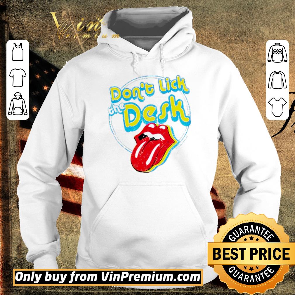 Official The Rolling Stones don’t lick the desk shirt