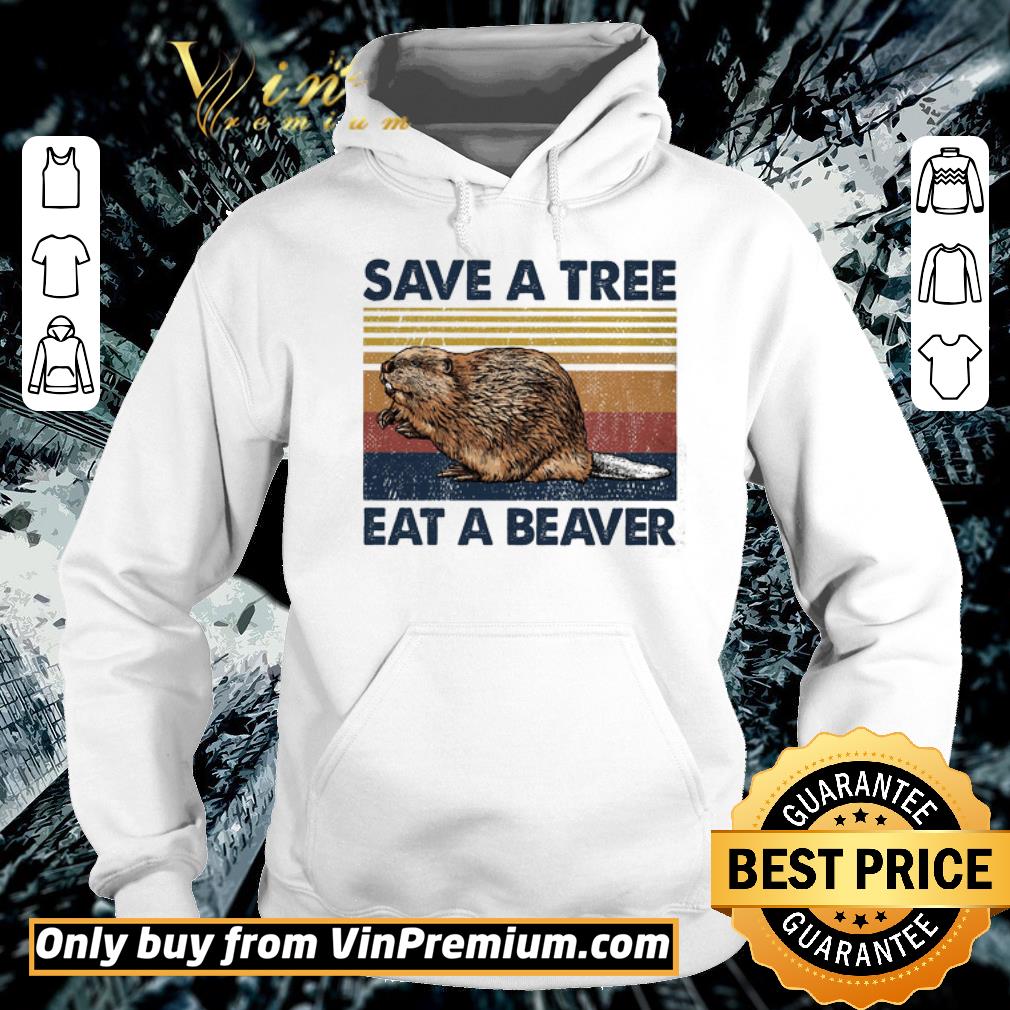 Official Punxsutawney Phil Save A Tree Eat A Beaver Vintage shirt