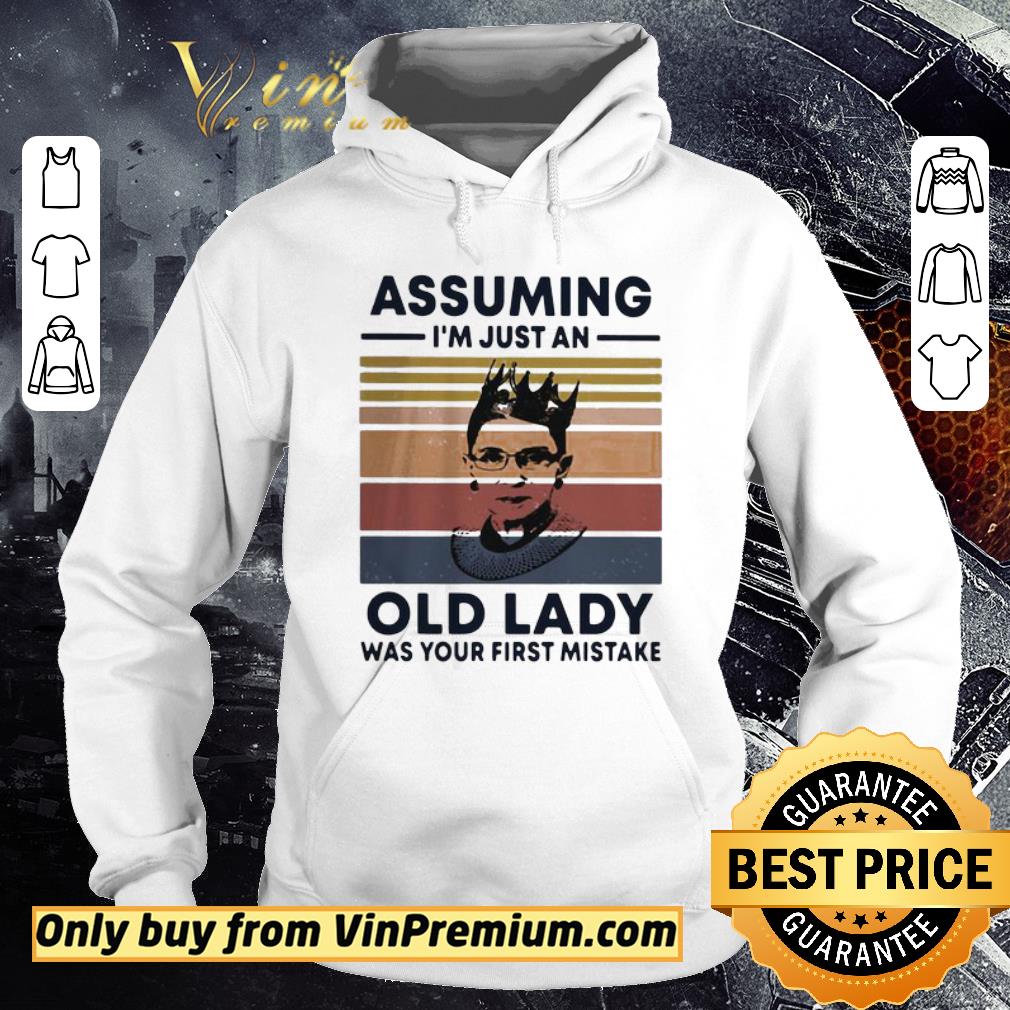 Official Ruth Bader Ginsburg RBG assuming I’m just an old lady was your first mistake vintage shirt 5 Official Ruth Bader Ginsburg RBG assuming I’m just an old lady was your first mistake vintage shirt