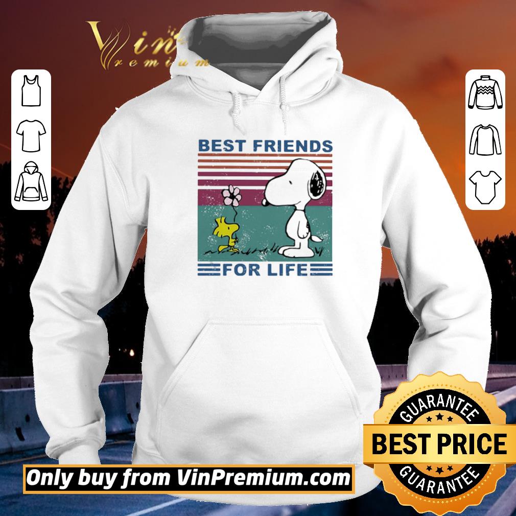 Premium Vintage Snoopy And Woodstock Best Friends For Life shirt
