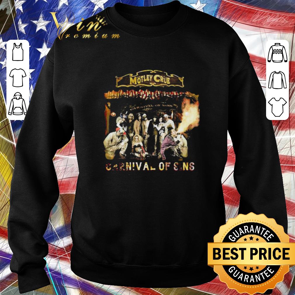Pretty Motley Crue Carnival Of Sins shirt