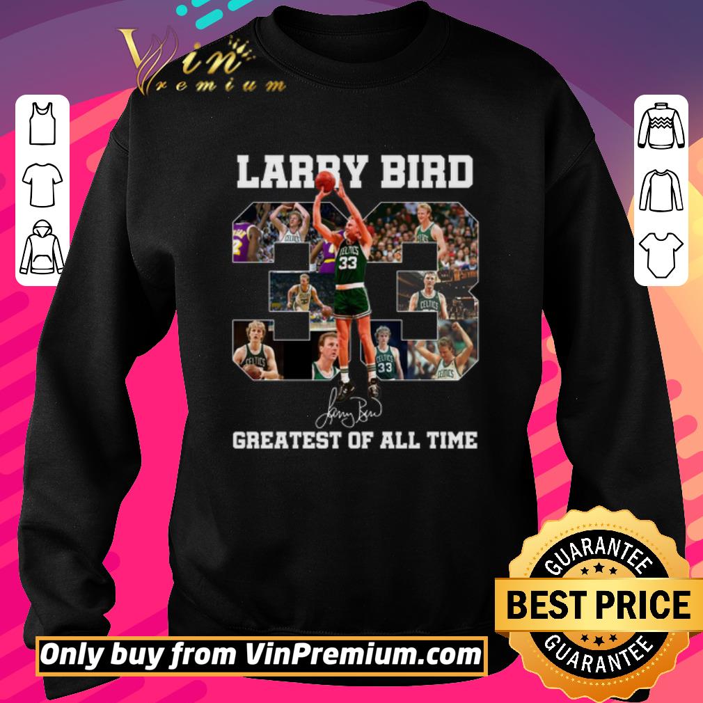 Premium Larry Bird 33 Greatest of all time shirt