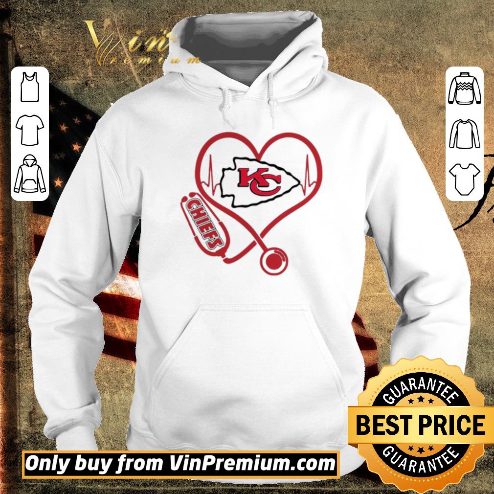 Pretty Love Kansas City Chiefs heartbeat stethoscope shirt 5 Pretty Love Kansas City Chiefs heartbeat stethoscope shirt