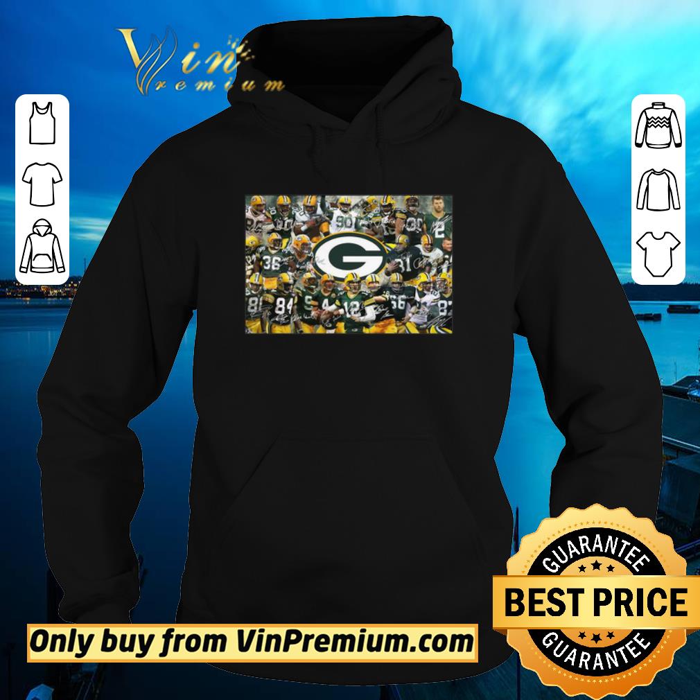 Official Green bay packers football team players signatures shirt 5 Official Green bay packers football team players signatures shirt