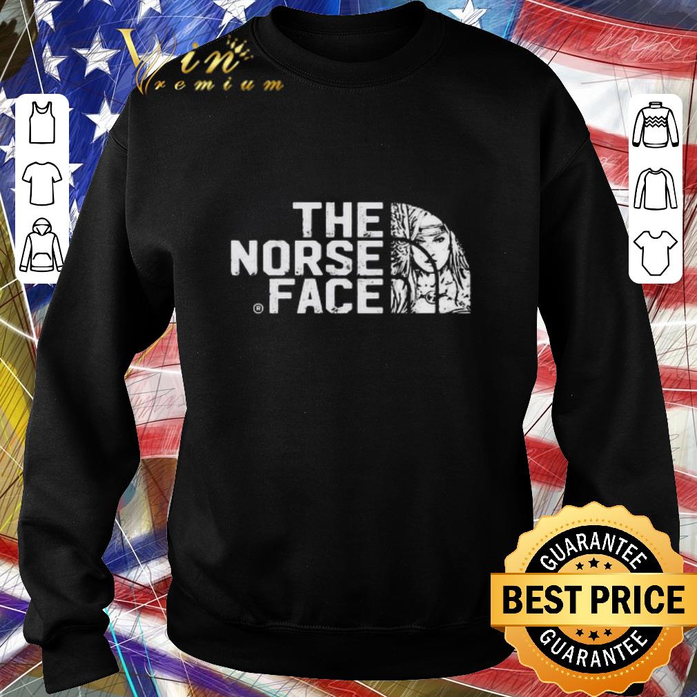 Pretty The Norse Face Norse Mythology Viking Shield Maiden shirt