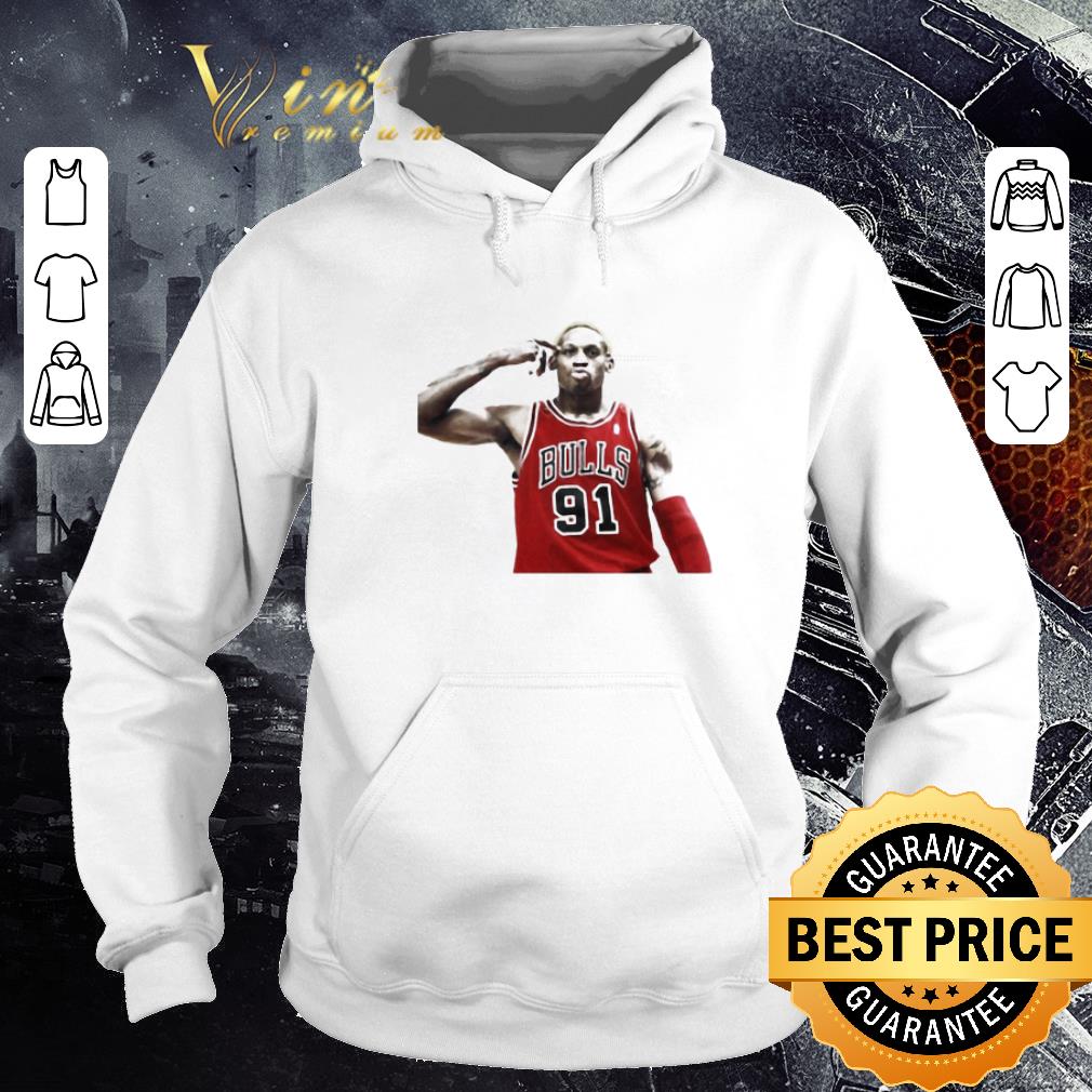Official Dennis Rodman 91 Chicago Bulls shirt