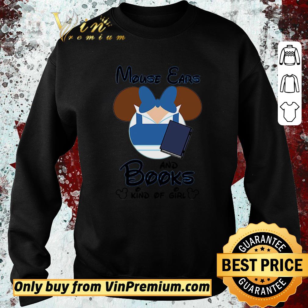 Official Mouse cars and books kind of girl shirt