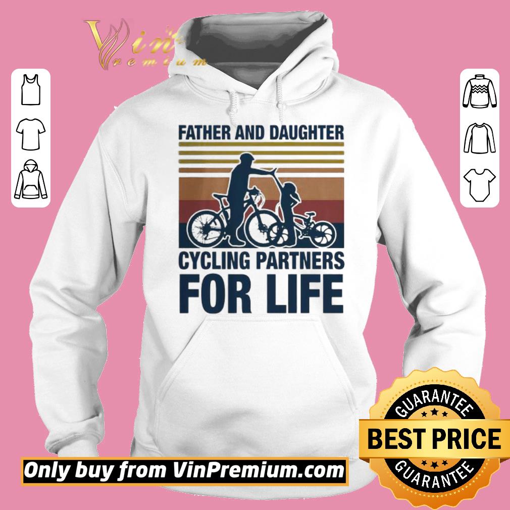 Official Father And Daughter Cycling Partners For Life Vintage shirt