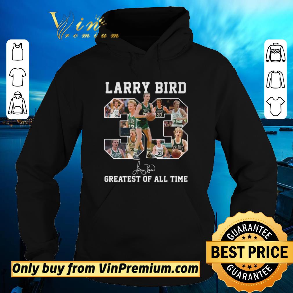 Premium 33 Larry Bird Greatest Of All Time Signature shirt
