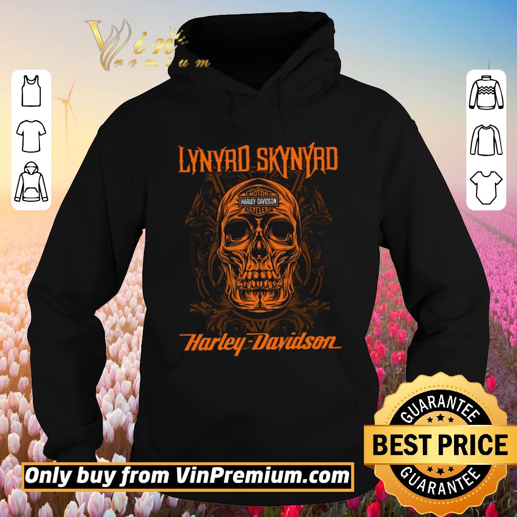 Official Skull Lynyrd Skynyrd Motor Harley Davidson shirt