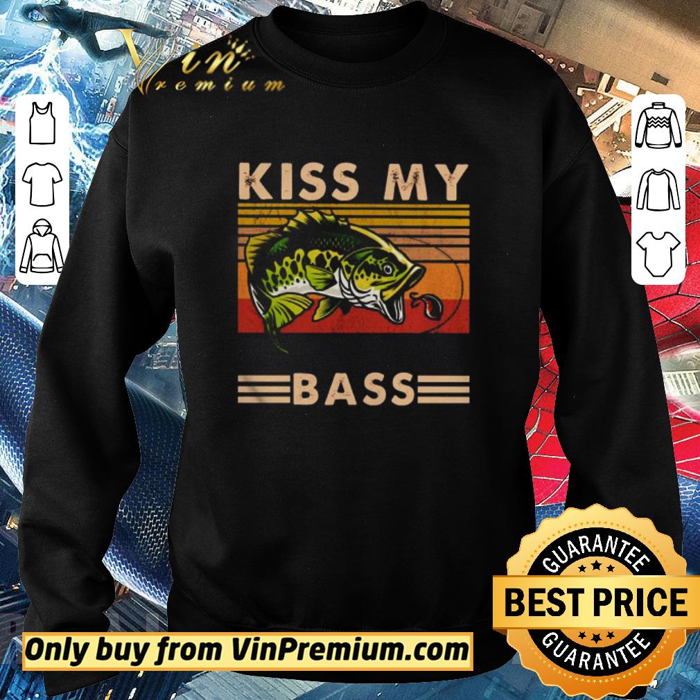 Premium Fishing kiss my bass vintage shirt 5 Premium Fishing kiss my bass vintage shirt