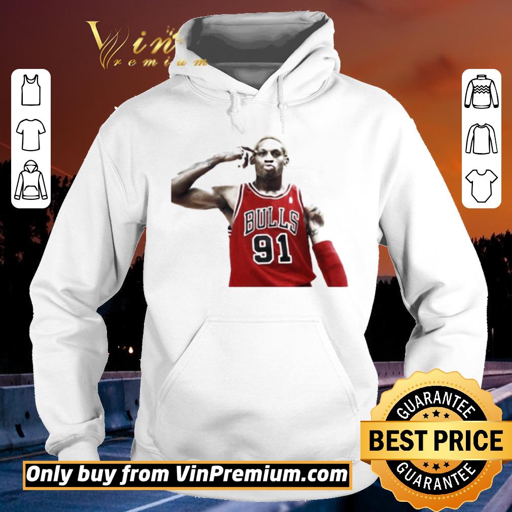 Dennis Rodman 91 Chicago Bulls shirt