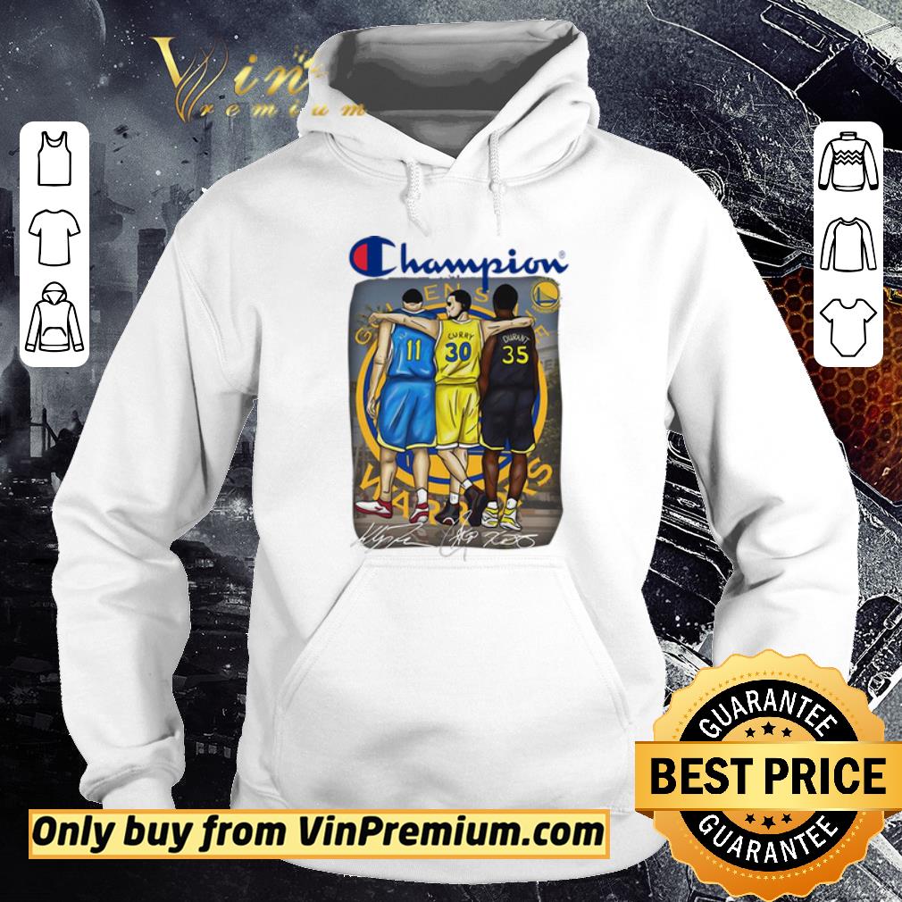 Funny Champion Golden State Warrior Stephen Curry Durant Signatures shirt