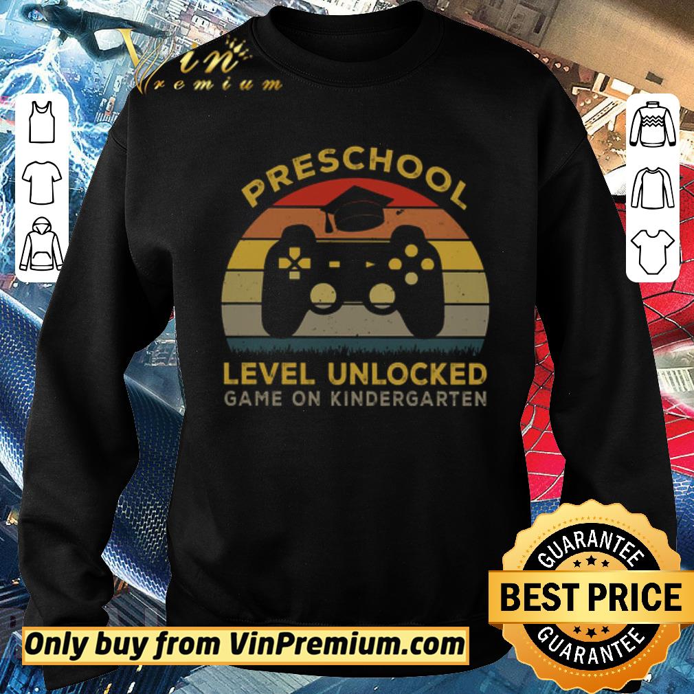 Premium Preschool Level Unlocked Game On Kindergarten Vintage shirt