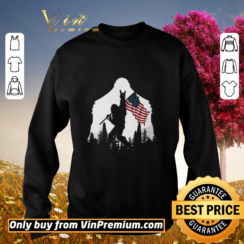 Official Bigfoot Rock And Roll Usa Flag In The Forest shirt 5 Official Bigfoot Rock And Roll Usa Flag In The Forest shirt