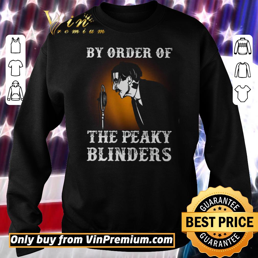 Peaky Blinders By Order Infill Logo T-Shirt - Men's Black Cotton Tee, Size S