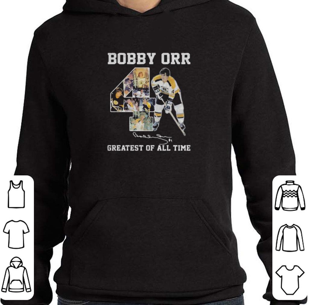 Hot 4 Bobby Orr Boston Bruins signature greatest of all time shirt