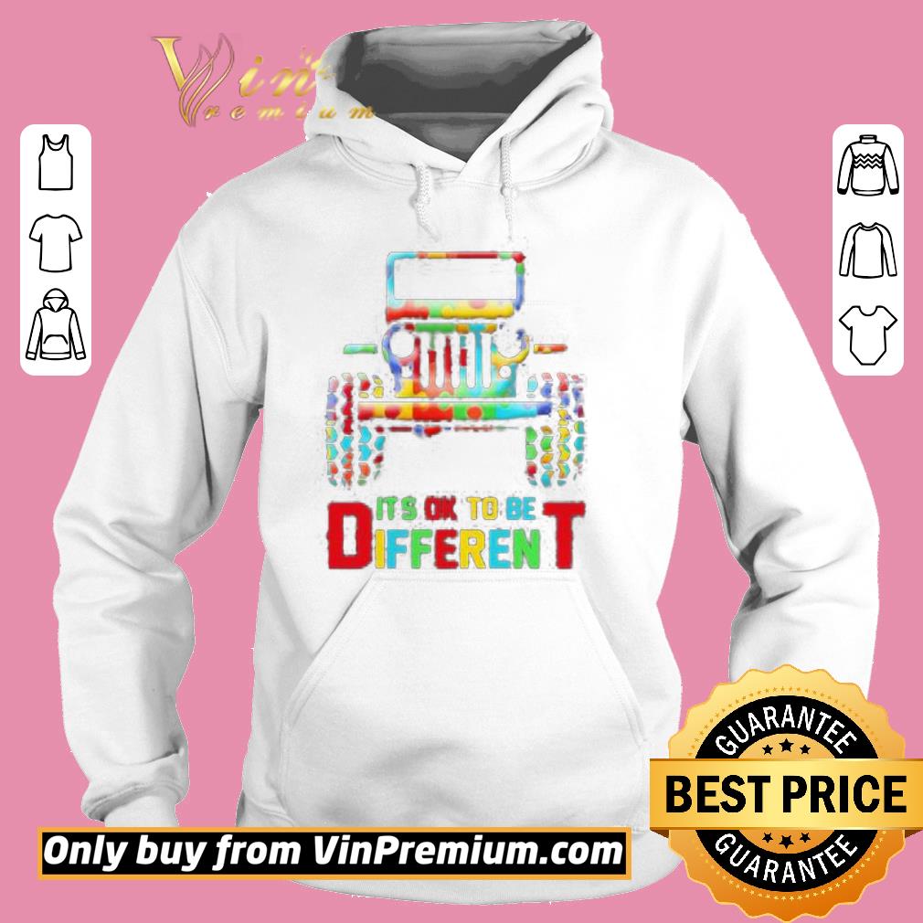 Funny Truck it’s ok to be different autism awareness shirt