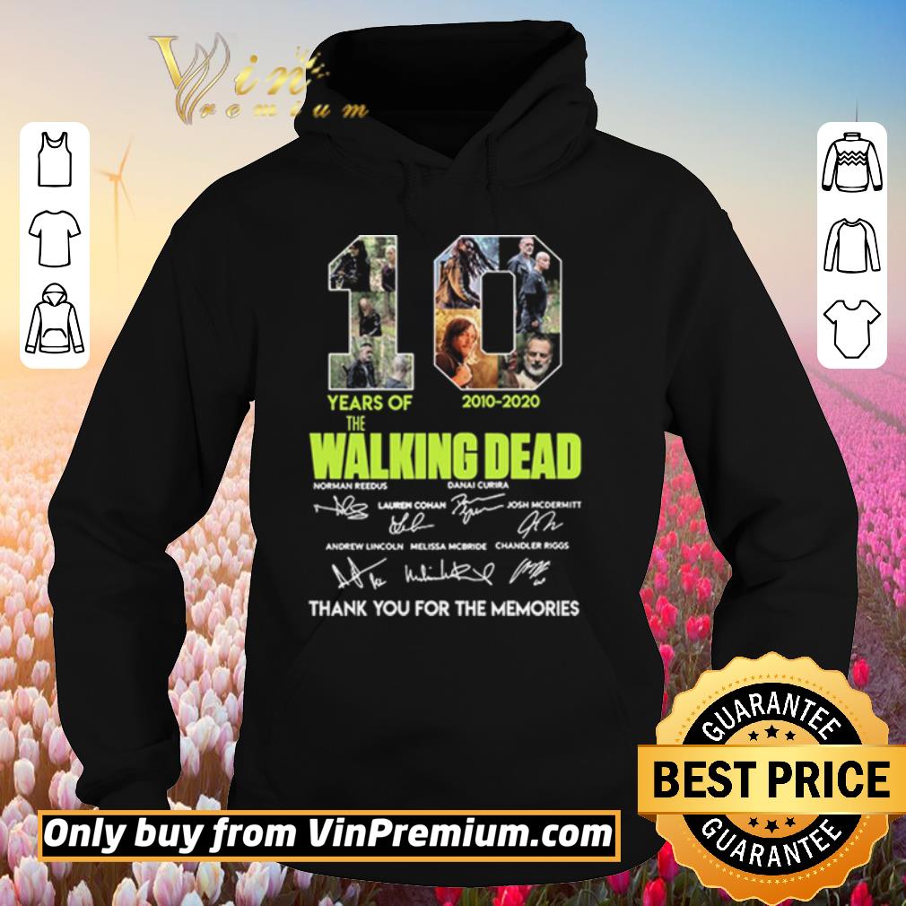 Official 10 Years of The Walking Dead shirt