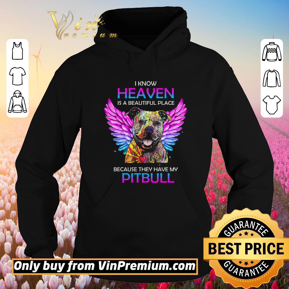 Funny Pitbull Tattoos Angel I Know Heaven Is A Beautiful Place Because They Have shirt 5 Funny Pitbull Tattoos Angel I Know Heaven Is A Beautiful Place Because They Have shirt