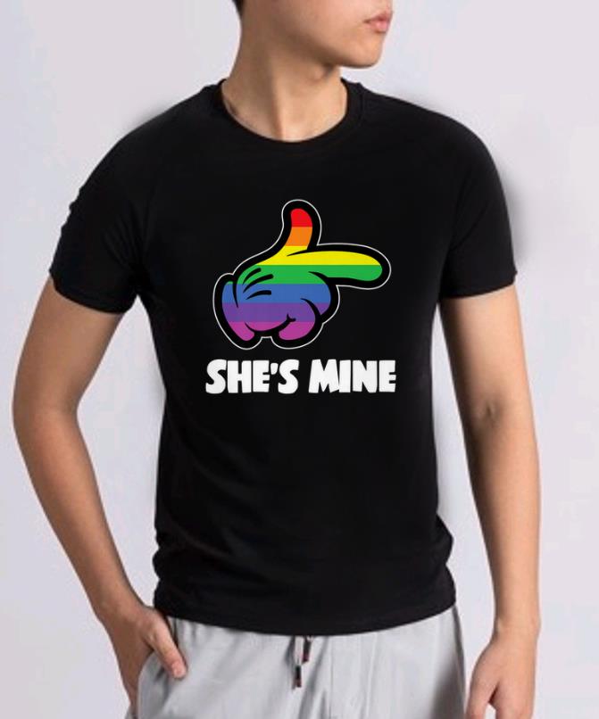 Original Lesbian Couple Im Hers Shes Mine LGBT Matchings Shirt, hoodie ...
