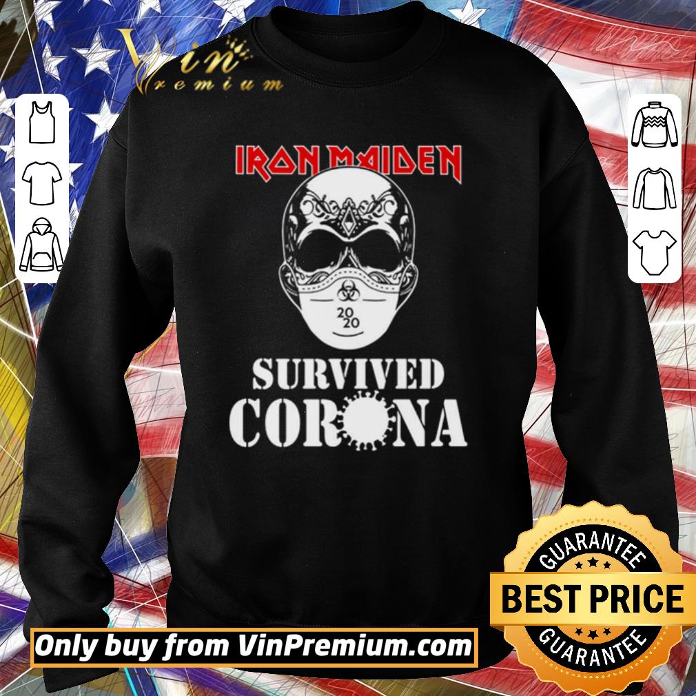 Premium Iron Maiden 2020 Survived Corona shirt