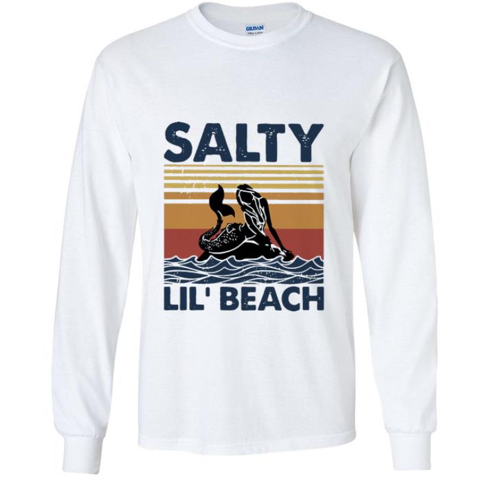 Hot Vintage Mermaid Salty Lil’ Beach shirt