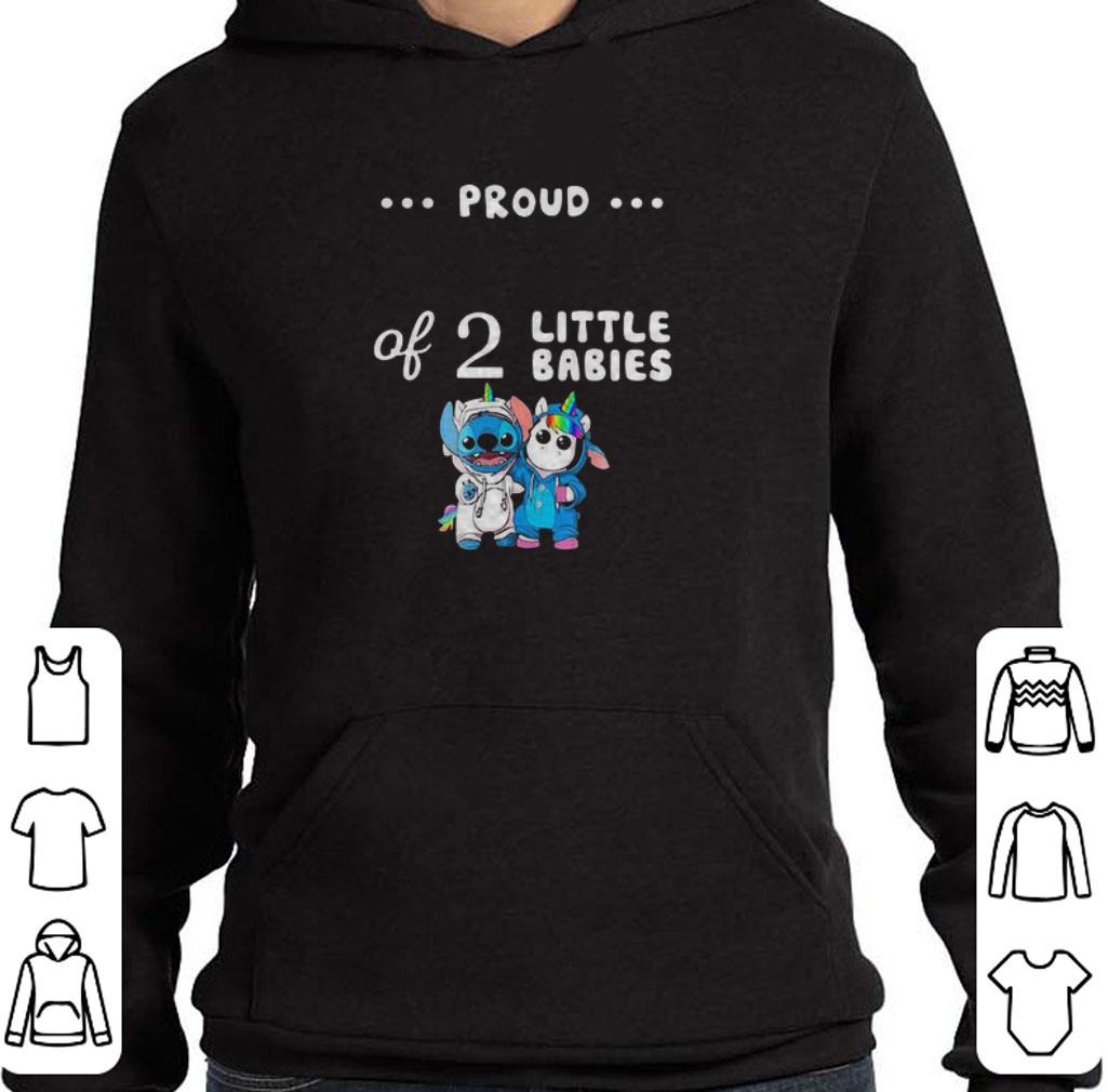 Official Baby Stitch and unicorn proud of 2 little babies shirt 5 Official Baby Stitch and unicorn proud of 2 little babies shirt