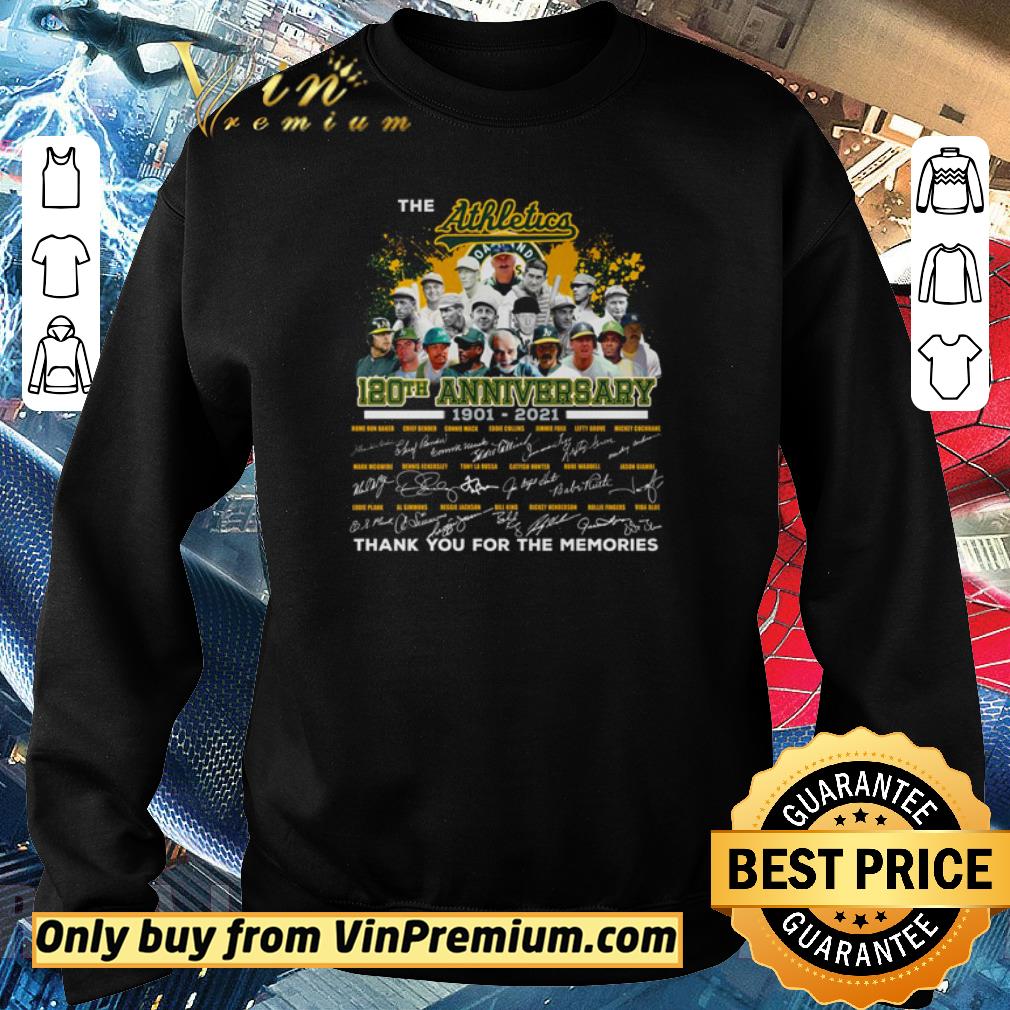 Official Oakland Athletics 180th anniversary thank you for the memories shirt