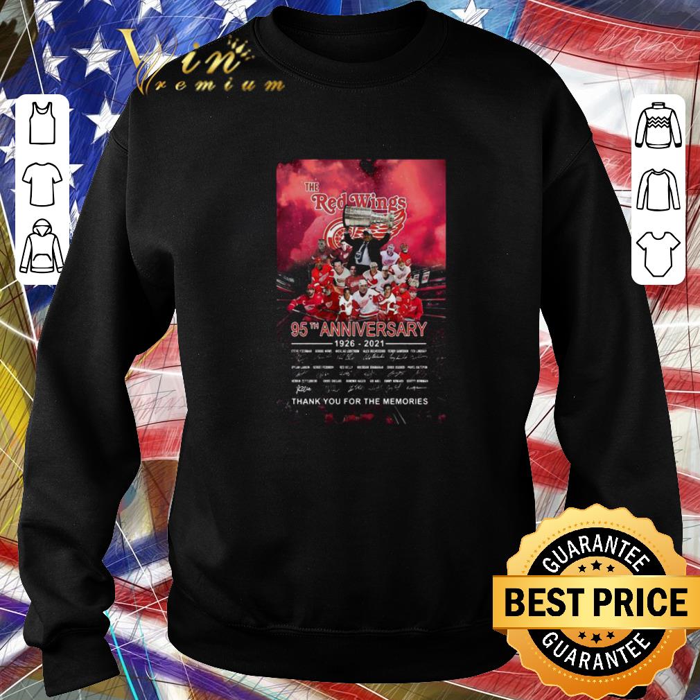 The Detroit Red Wings 95th Anniversary 1926 2021 Signatures Poster shirt 5 The Detroit Red Wings 95th Anniversary 1926 2021 Signatures Poster shirt