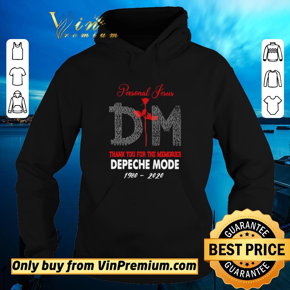 Official Personal jesus dm thank you for the memories depeche mode 1980 2020 shirt 5 Official Personal jesus dm thank you for the memories depeche mode 1980 2020 shirt