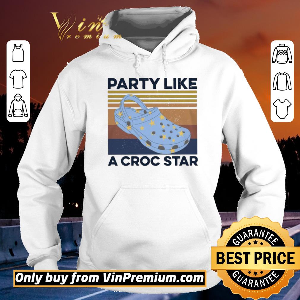 Official Party Like a Croc star vintage shirt