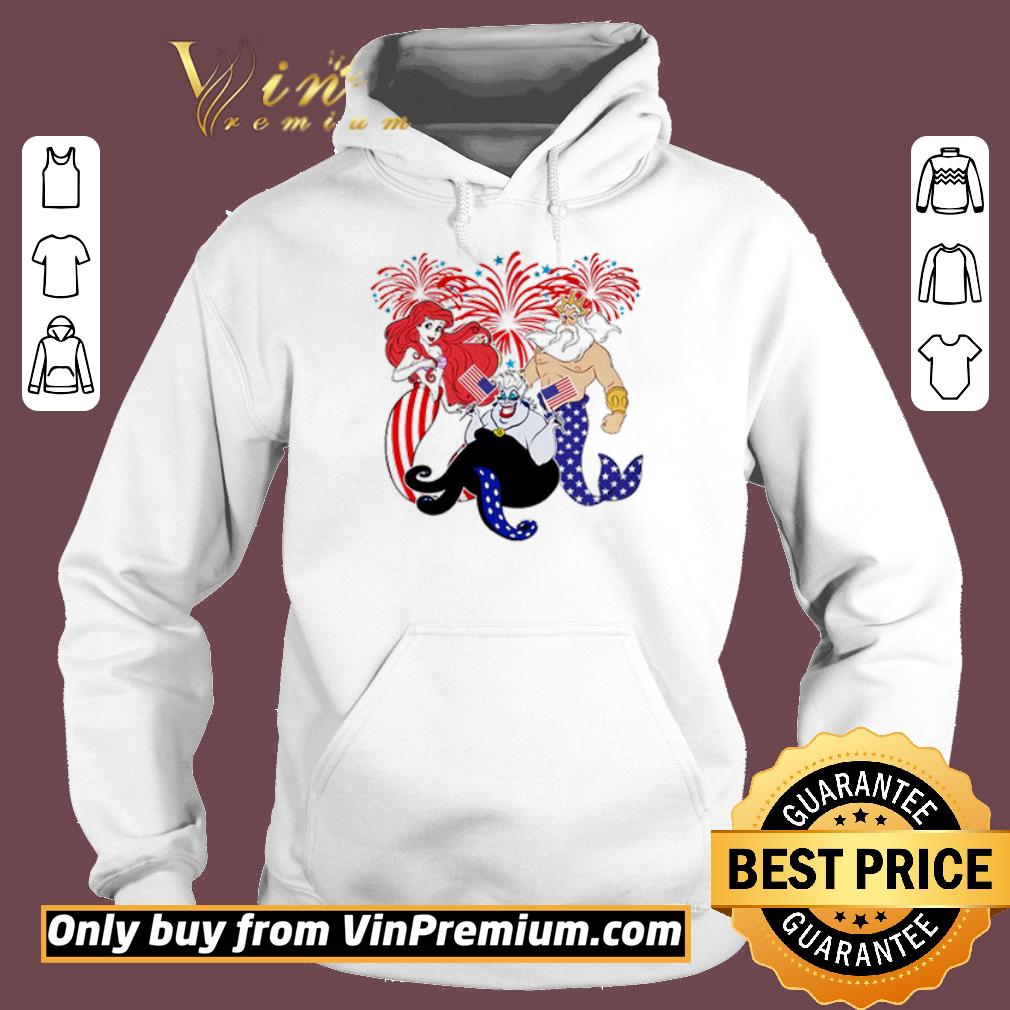 Funny Ariel King sea Ursula America flag 4th July shirt 5 Funny Ariel King sea Ursula America flag 4th July shirt