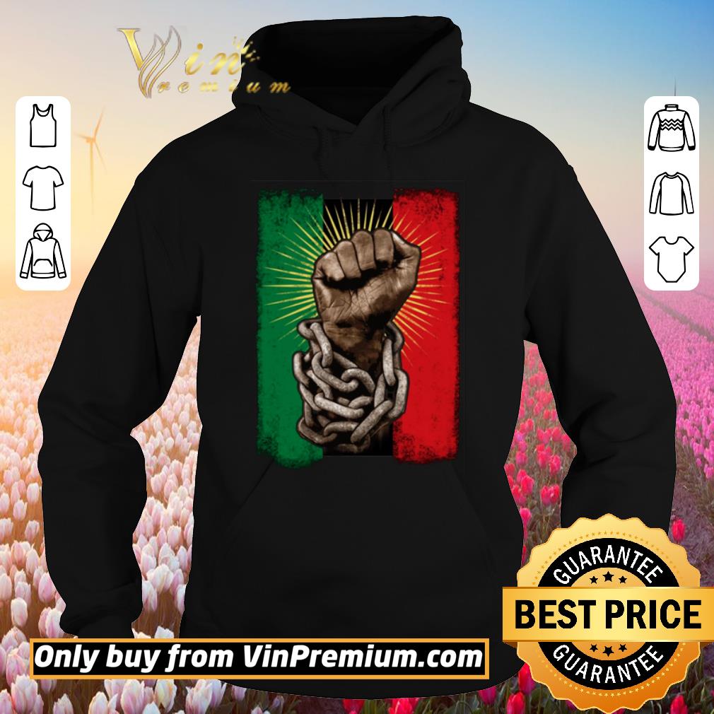 Funny The fist Pan-African Flag shirt