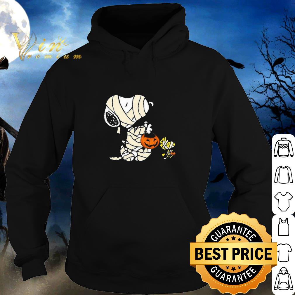 Top Snoopy And Woodstock Halloween Pumpkin shirt