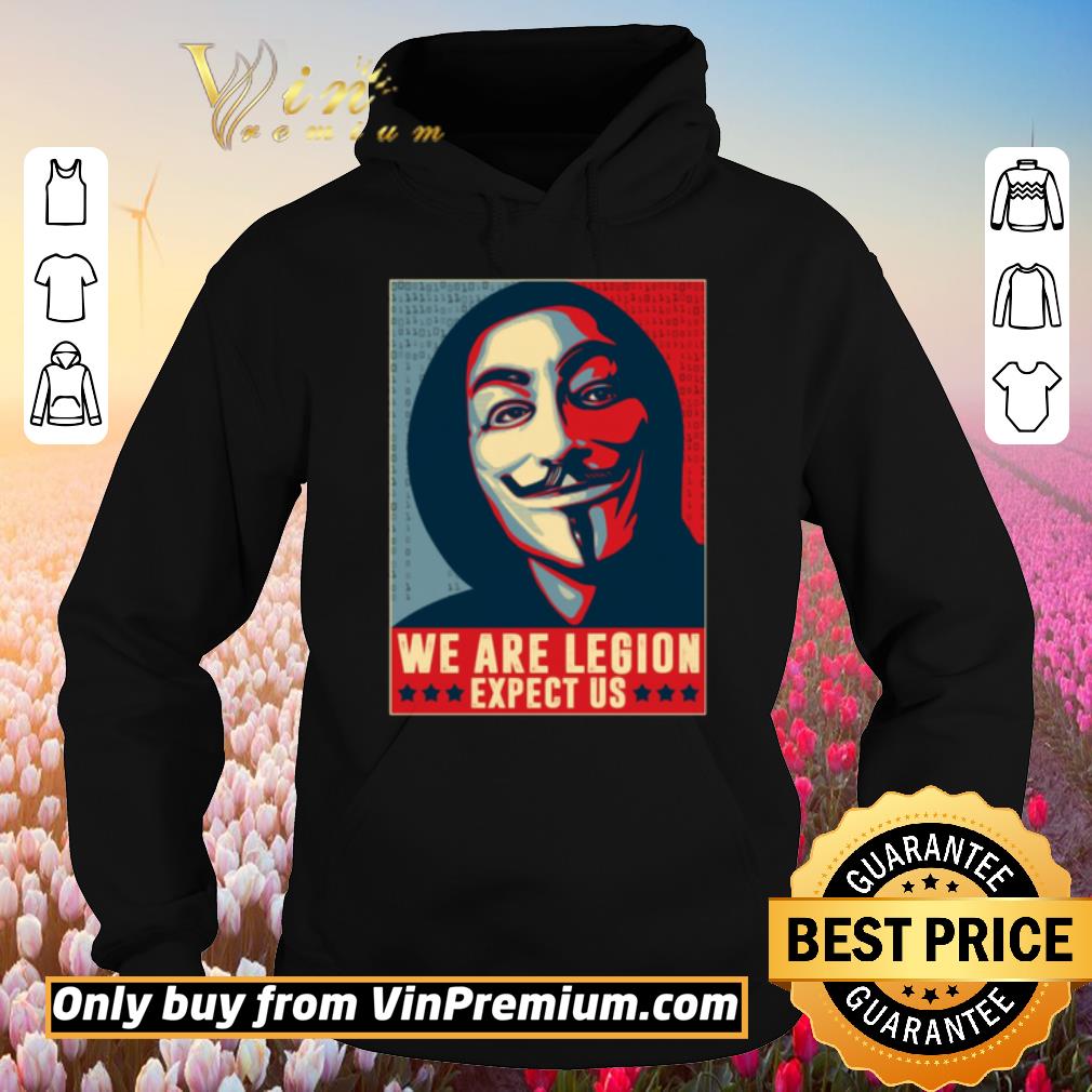 Official We Are Legion Expect Us Anonymous shirt