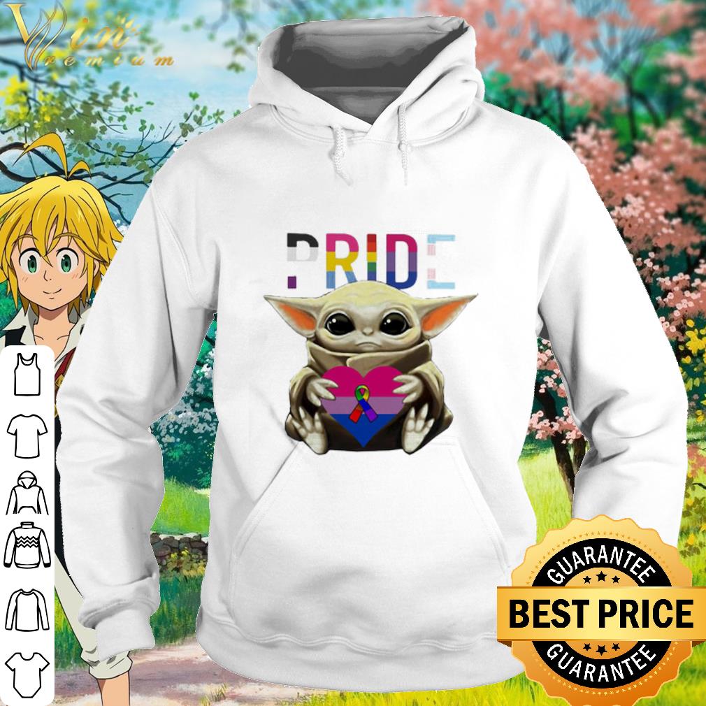 Top LGBT Pride Baby Yoda Hug Breast Cancer Awareness 4th Of July shirt