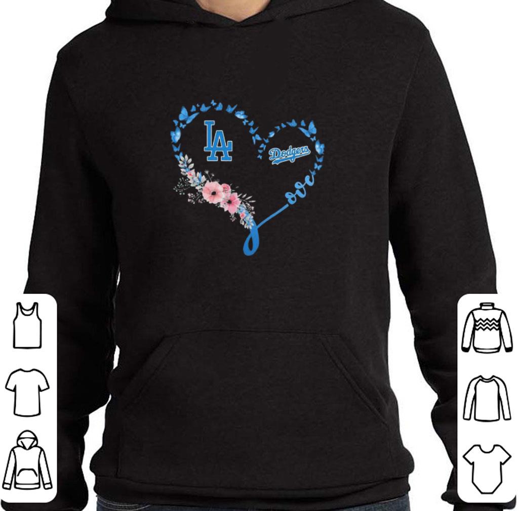 Official Love Los Angeles Dodgers Logo Flowers shirt 5 Official Love Los Angeles Dodgers Logo Flowers shirt